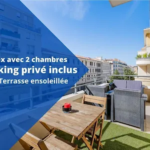 La Joliette; Duplex 2 Chambres, Parking Inclus+ Terrasse+ Ascenseur Marseille